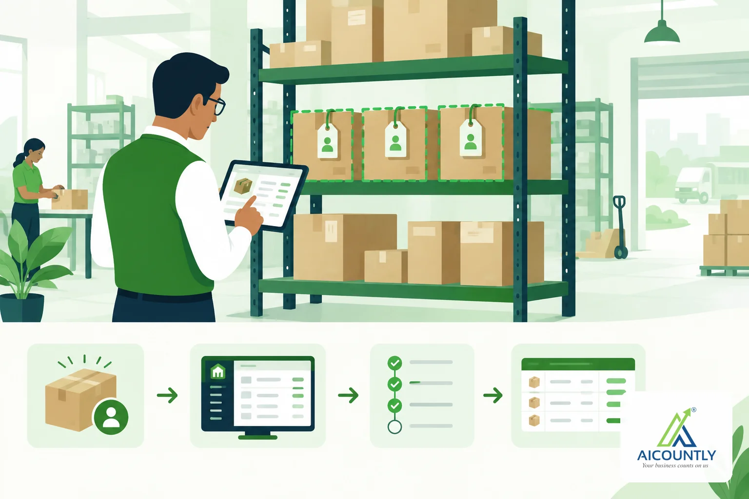 Reserve stock for an order in Inventory: hold, fulfil or release without double-selling