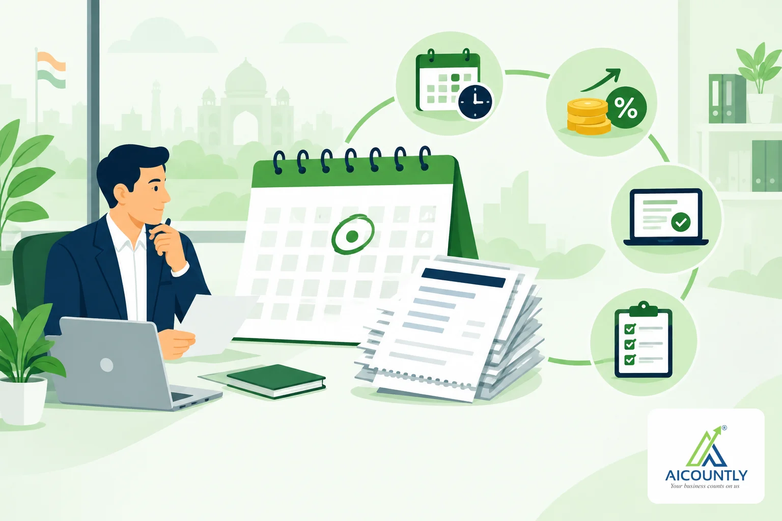 TDS deposit by the 7th: due dates, interest under section 201(1A) and how to pay challan 281
