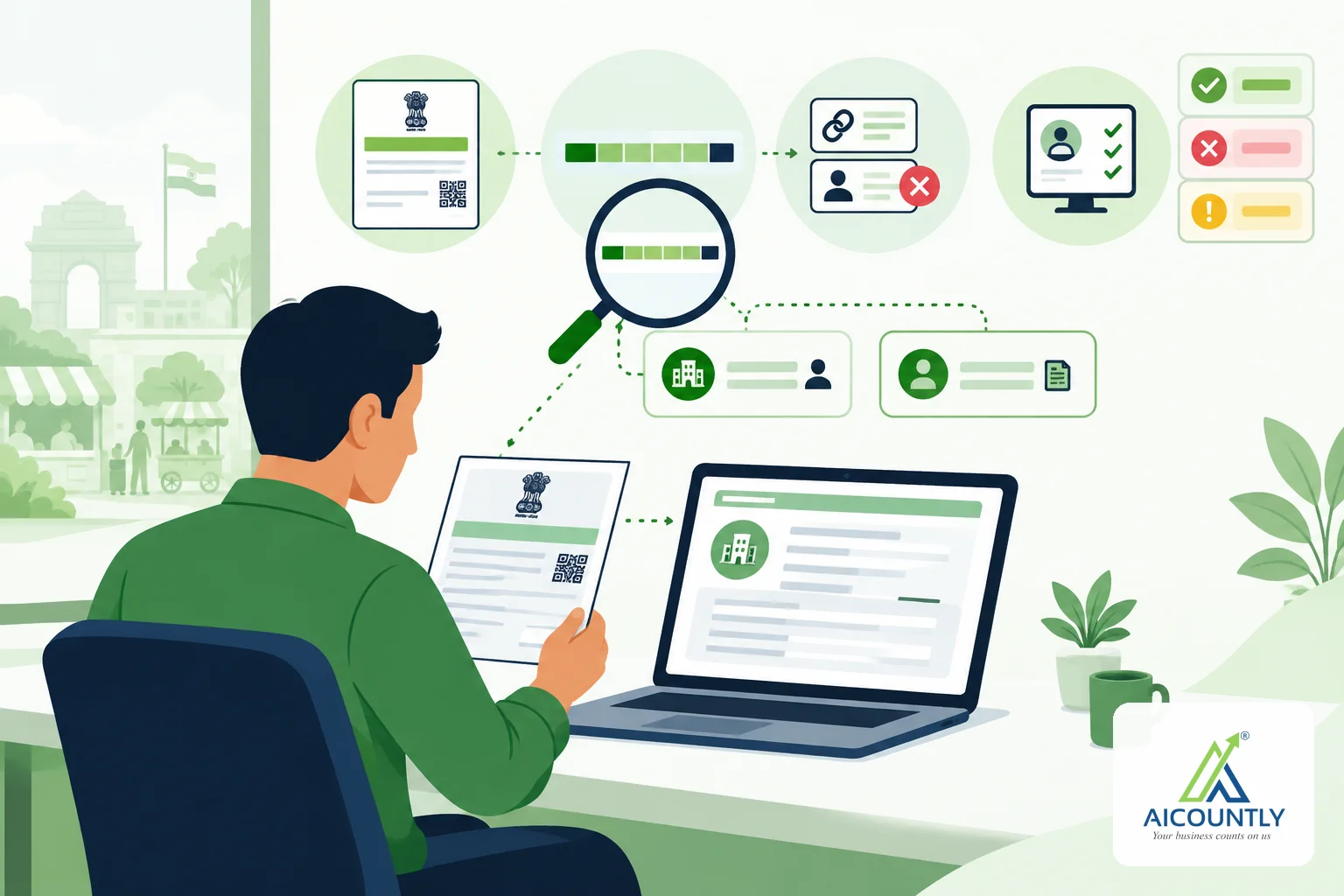 Entering a GSTIN in Manage: what the 15 characters mean and why a number is refused
