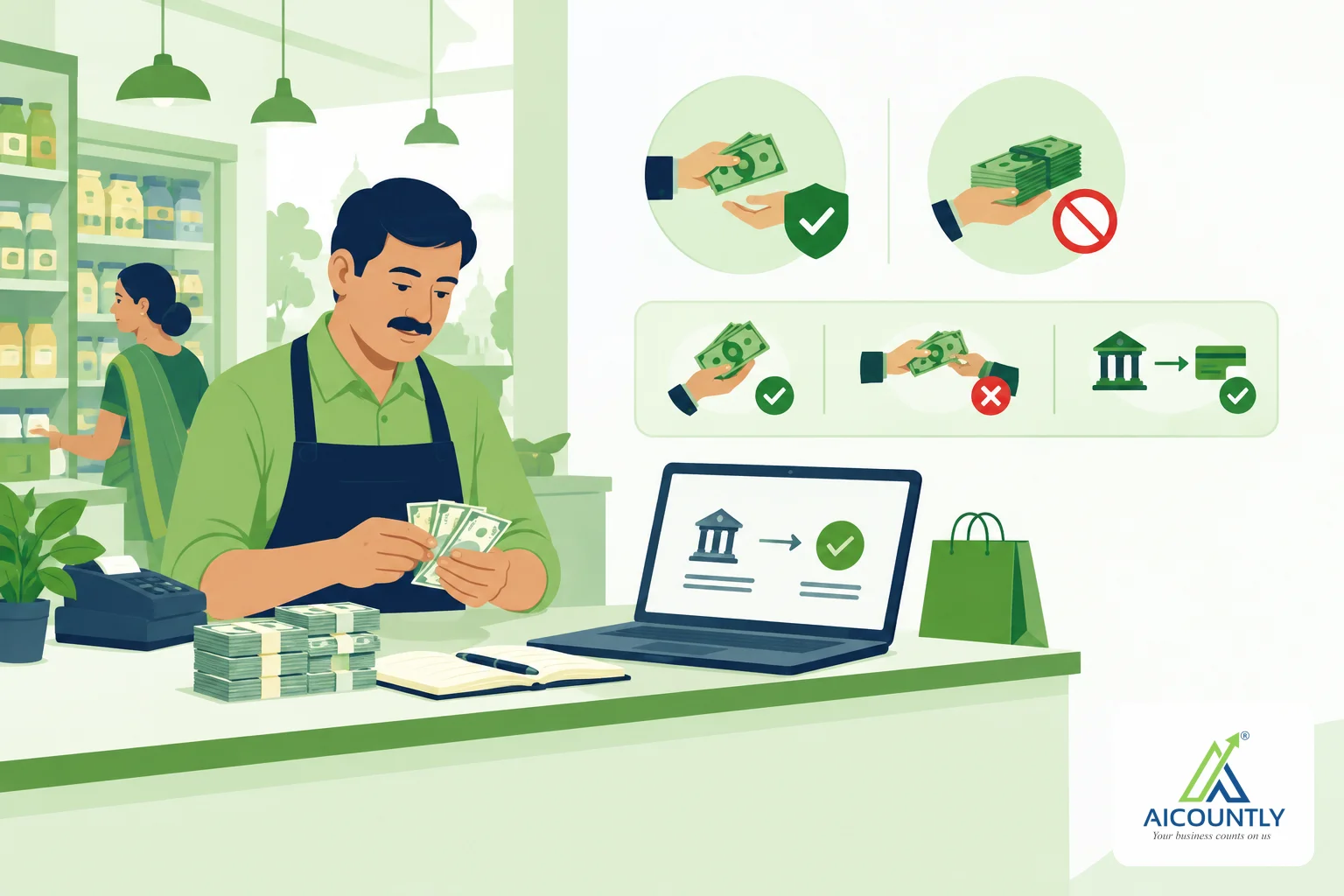 Cash transaction limits for businesses: Section 40A(3), Section 269ST and a simple routine