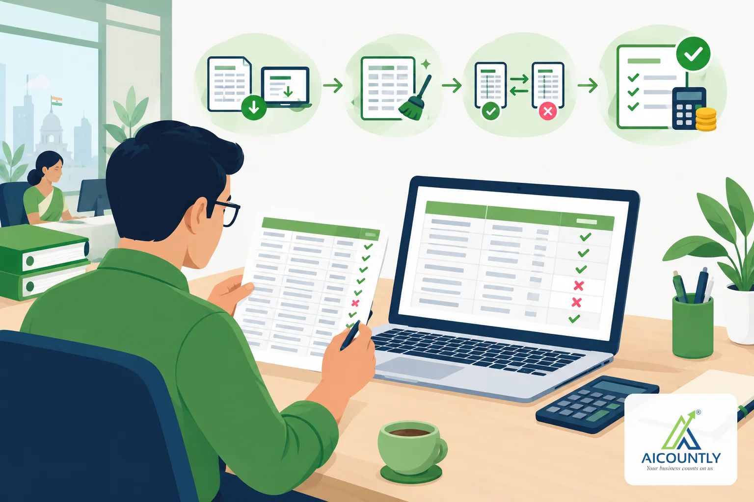 GSTR-2B mismatch reconciliation: matching your purchase register step by step