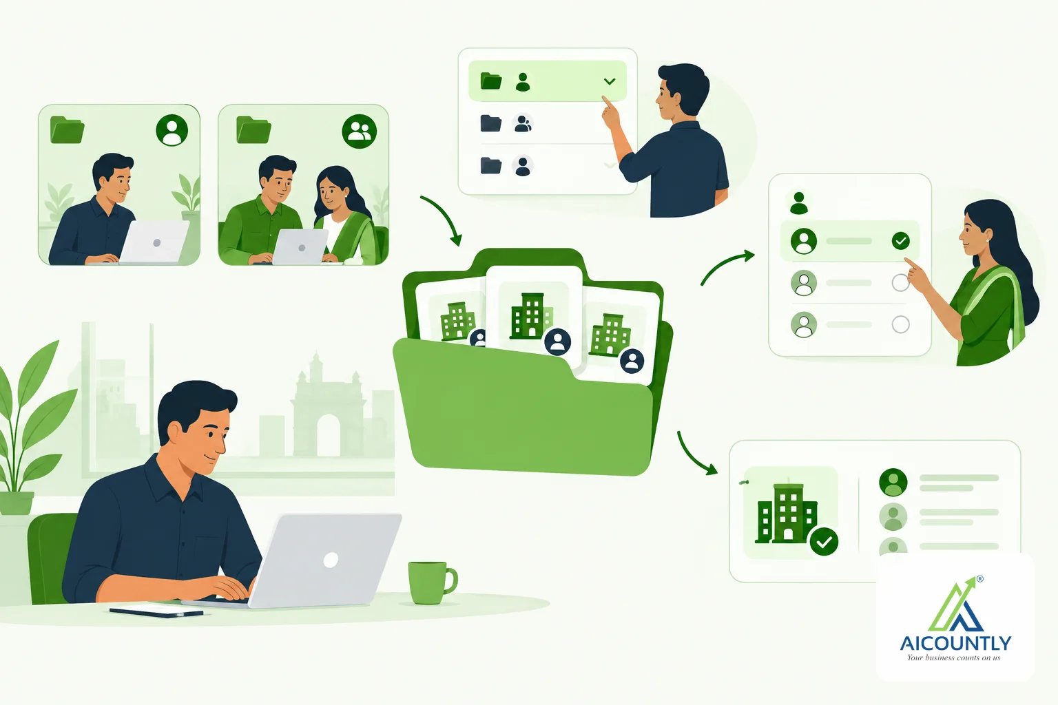 Create a company inside a shared workspace in Smart Books: how it works for accountants and clients