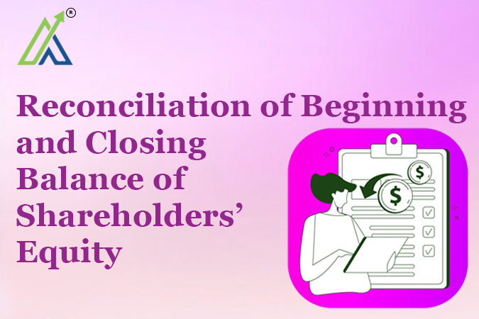 Reconciliation of Beginning and Closing Balance of Shareholders’ Equity